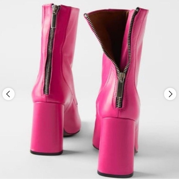 Zara Women’s Pink Boots - Picture 3 of 6